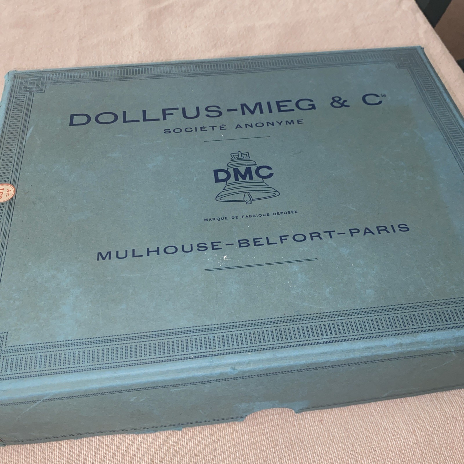 Vintage DMC Paris Pearl Cotton Twelve Spools No 10 Ecru