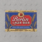 Vintage Style Berlin Lager Beer Metal Sign Wisconsin Brewery Decor #347033