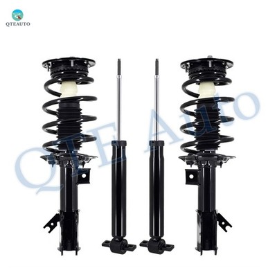 Set 4 Front Quick Complete Strut - Rear Shock For 2013 - 2020 Ford Fusion