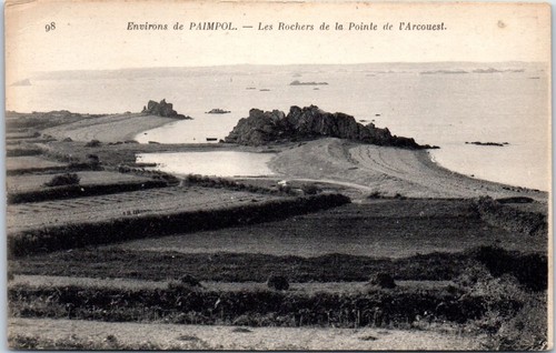 Carte Postale Ancienne Paimpol – Vue Sur Ploubazlanec – Noir Et Blanc