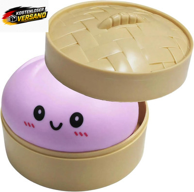 Dumpling Squishy Stressball Anti-Stress-Knetspielzeug für Erwachsene Kinder 8cm