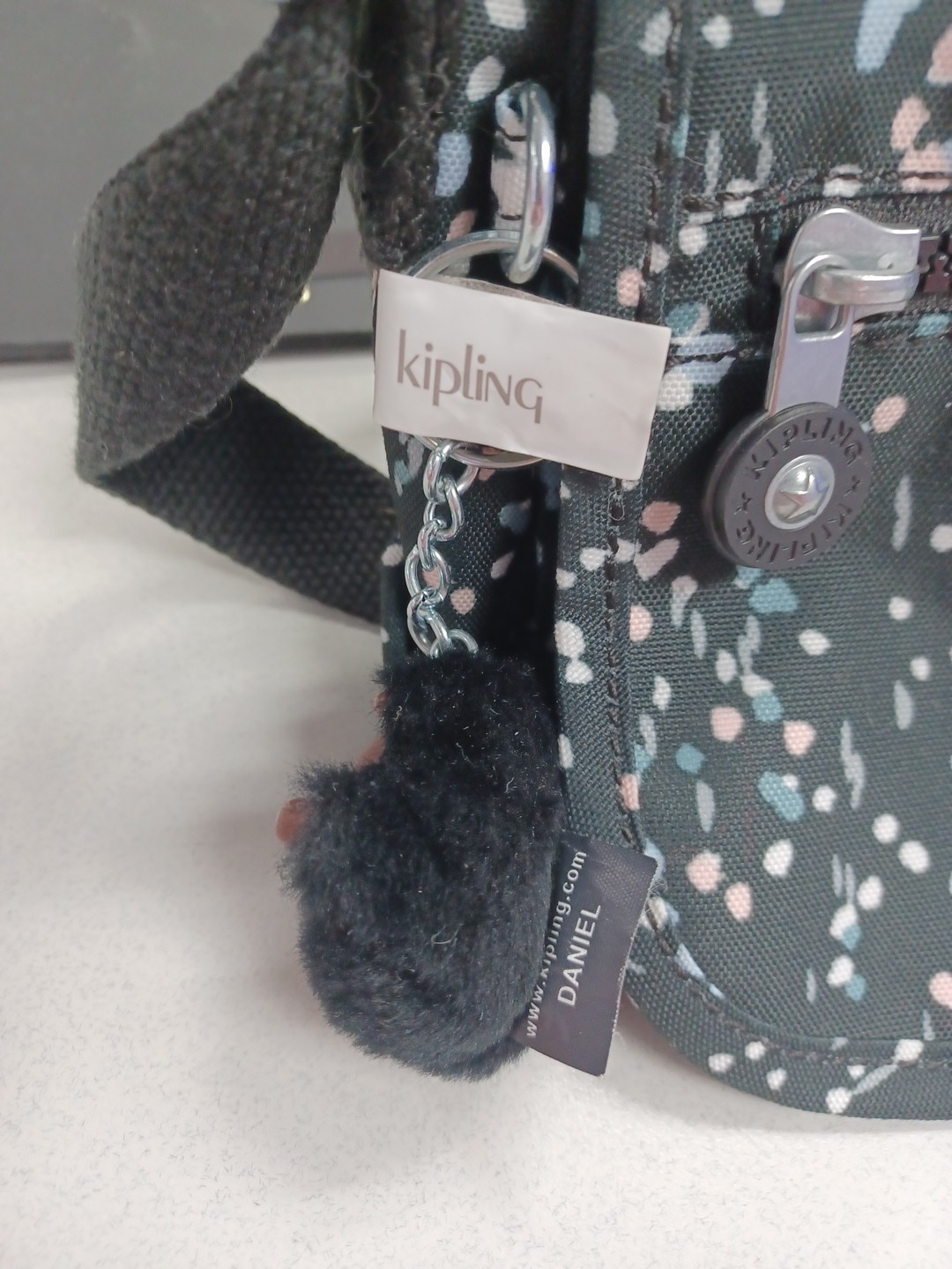 Kipling Live Light Purse Crossbody NWT Black Keiko With Daniel Gorilla image 3