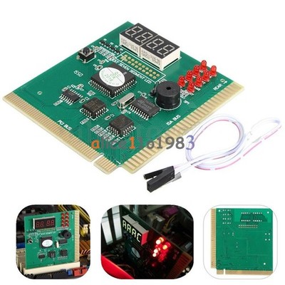 Digital LED 4 Analysis Diagnostic Tester POST Card PCI PC Analyzer Motherboard *