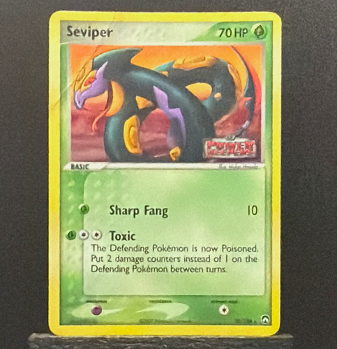 Pokemon TCG Seviper 23/108 EX Power Keepers Reverse Holo Dmg