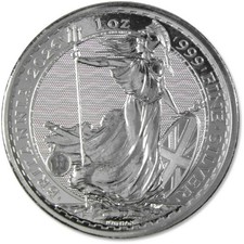 2026 UK Britannia 2 1 oz .999 Silver BU Brilliant Uncirculated Coin