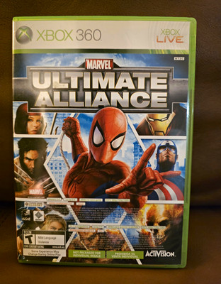 Marvel Ultimate Alliance & Forza  Motorsport 2 Xbox 360, CIB Tested And Working