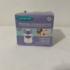 Lansinoh 4 Pack Breastmilk Storage Refrigerator Or Freezer Bottles, 5 Oz Ready