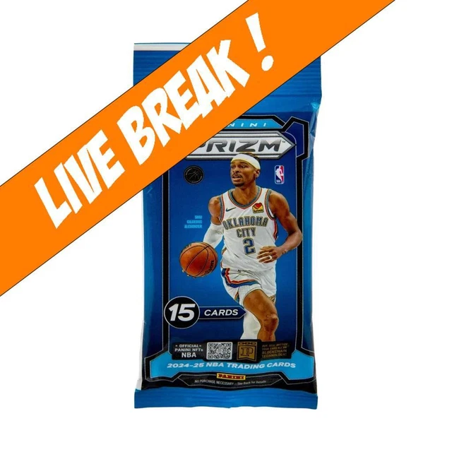 [ Live Break ] 2024-25 Prizm NBA Basketball Fat Pack (Shai Gilgeous Alexander)