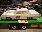 Matchbox Lesney Superfast 55 73 Mercury Police Car Sedan Wht Transitional A8-45