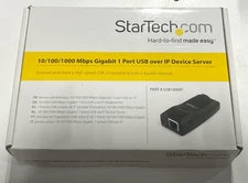 StarTech USB1000IP 10/100/1000 Mbps Gigabit 1 Port USB over IP Device Server