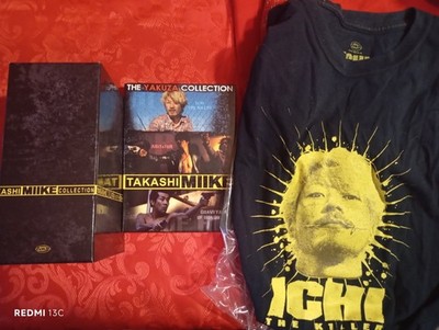 Takashi Miike Box 1 DVD Ichi The Killer Doppel Disc Weitere 2 Titel T Shirt