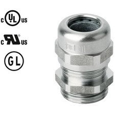 Jacob 50.612 ES Tearproof Threaded Cable Gland M12 Stainless Steel Steel