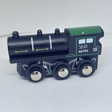 Imaginarium Express Wooden Wood Train Black Green 46794 Engine A11