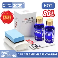2PCS x 30ml 10H Nano Ceramic Car Coating Super Hydrophobic Auto Paint Protection