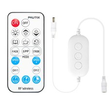 RF Wireless Remote Dimmer InLine Controller 12V24V for LED Strip Lights