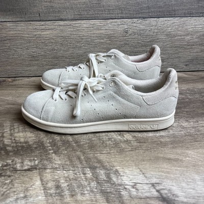 Adidas Stan Smith BA7441 Mens 10 US Trainer Shoes Chalk White Matte Gold Sneaker