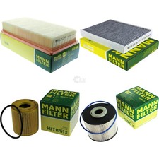 MANN-FILTER Inspektionspaket für Citroën C5 III Break 2.0 HDi 165 Peugeot 407