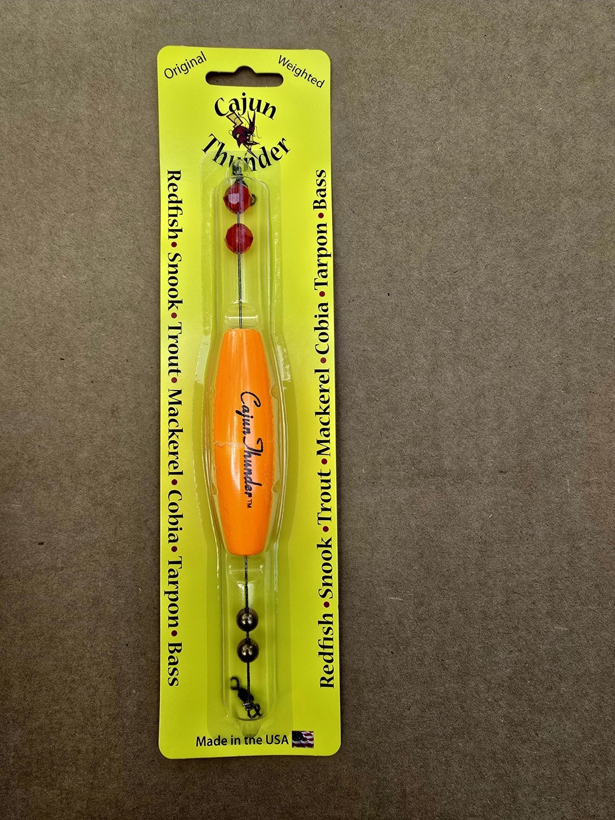 Cajun Thunder 3 Sunglo Cigar Float. New! Made In USA. Deals 
