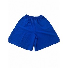 Vtg 80s Koret Womens Shorts Size 14 Blue Pull On Knee Length