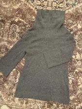 Fenn Wright Manson Women's Rabbit Angora Grey Sweater Women XS