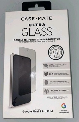 Case-Mate Google Pixel 9 Pro Fold Ultra Glass Screen Protector New In Box 