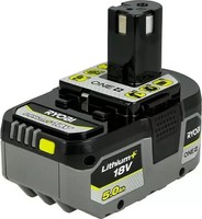 Ryobi 18 V One+ 5,0 Ah Lithium+ Akku RB1850X Li-Ion Batterie Accu RB1850 18 Volt