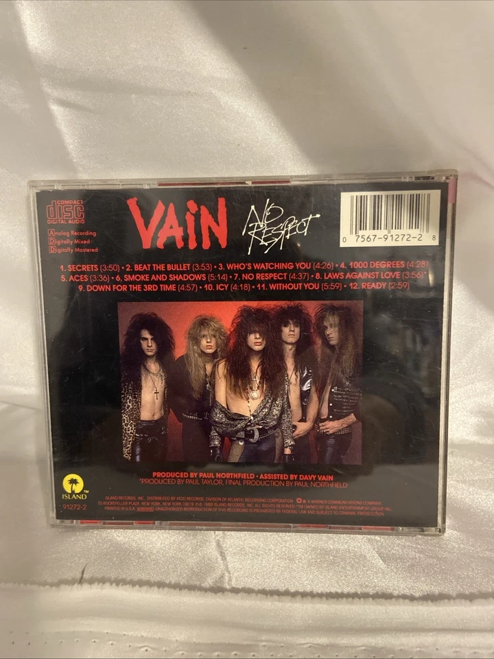 Vintage Vain - No Respect, 1989 (91272-2) Foto 4 de 4