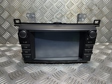 TOYOTA RAV 4 XA40 CD PLAYER HEAD UNIT SAT NAV TOUCH SCREEN 86140-42340 2014-18