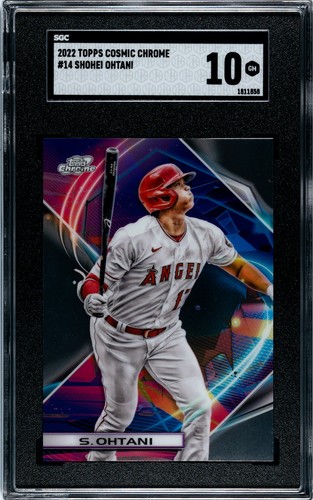 2022 Topps Cosmic Chrome #14 Shohei Ohtani SGC 10 GEM MINT