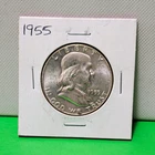 1955 P - Franklin Half Dollar - 50¢ - Silver - .900 Fine