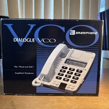 Ameriphone Dialogue VCO Read  Talk Amplified Telephone New In Box