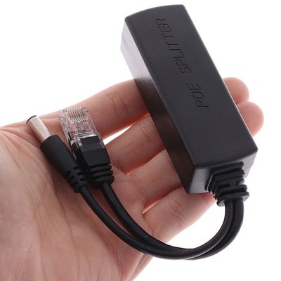 Active PoE Splitter Power Over Ethernet 48V to 12V 2.4A Compliant IEEE802.3 .dp