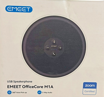EMEET M1A Konferenzlautsprecher mit Geräuschreduzierung 360° Dual mikrofon,