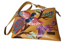 Fina Catrina Leather Artisan Purse San Miguel de Allende, Mexico Hand Painted