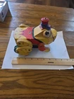 Vintage Fisher Price # 728 Buddy Bullfrog, 1959-1960, wood with paper Lithograph