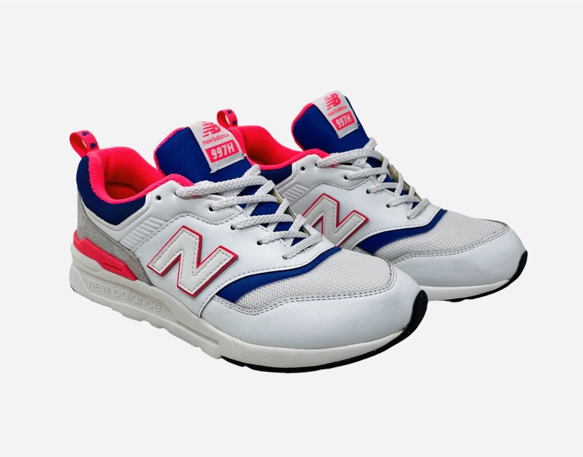 New Balance 997 Running Shoes White Pink Blue GR997HAJ Youth New Balance 997 Running Shoes White Pink Blue GR997HAJ Youth