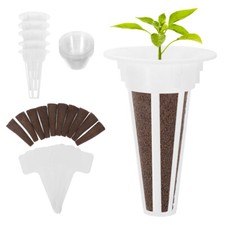 1 Set Grow Baskets Plant Pot and Lids Hydroponic Plant Basket Kit Garden 9.55 per sponge
