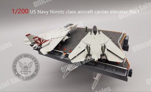 1/200 US NAVY Nimitz Class Aircraft Carrier Elevator NO.1 Finished Scene Model - Picture 8 of 12