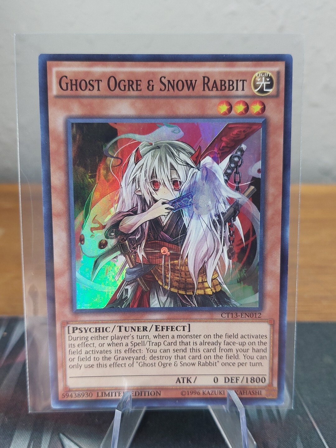 YuGiOh Ghost Ogre Snow Rabbit CT13 Super Rare LP NM Limited Edition