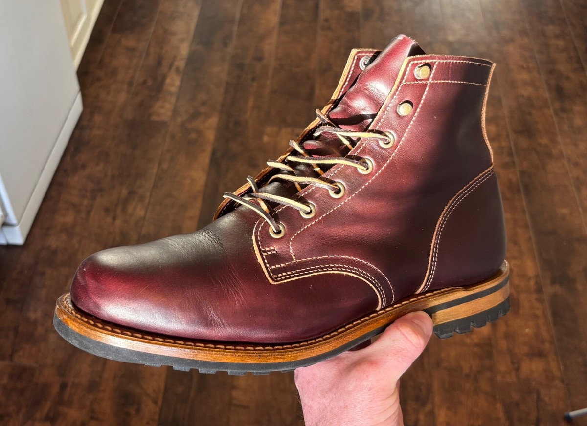 Truman boots Oxblood Double Shot 11 EE (UK EE) Goodyear