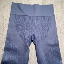 Workout Yoga Leggings Small Blue Gym Activewear