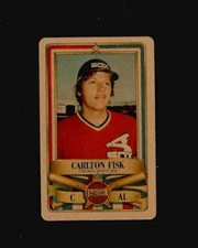 1982 Permagraphics All-Stars Gold CARLTON FISK credit card WHITE SOX Perma Graph