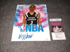 Keldon Johnson Signed 8x10 Jsa San Antonio spurs Rare High School Graph