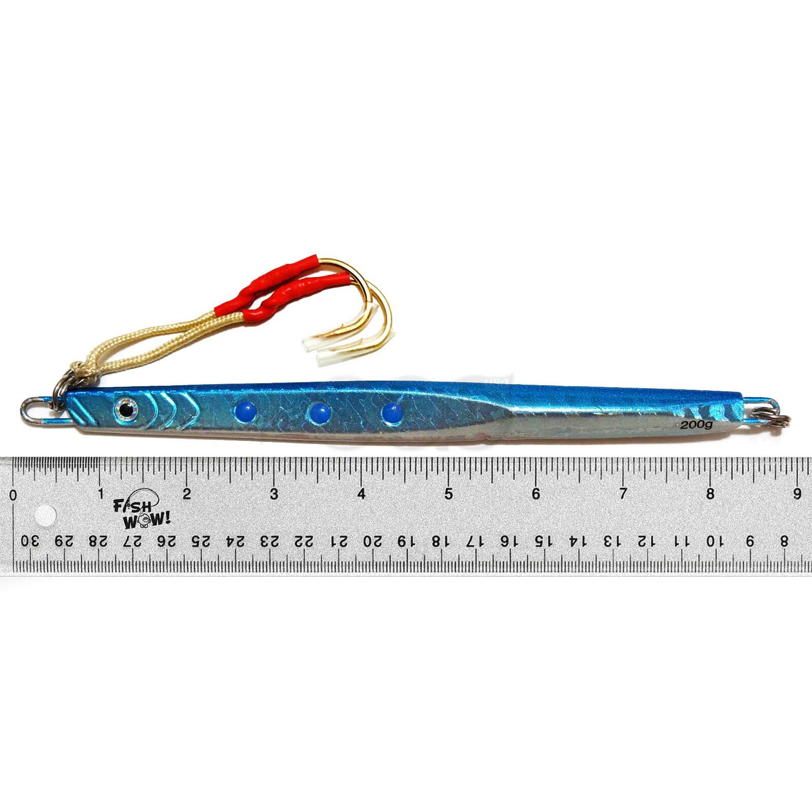 20pcs Fishing 200g Speed Jig 7oz Vertical jigs Big Game Trolling assist hook NEW - Image 2