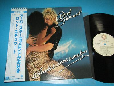 Rod Stewart / Blondes Have More Fun (Japan 1978, Warner Bros. P-10602W) LP + OBI