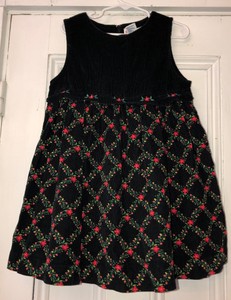girls black jumper dress