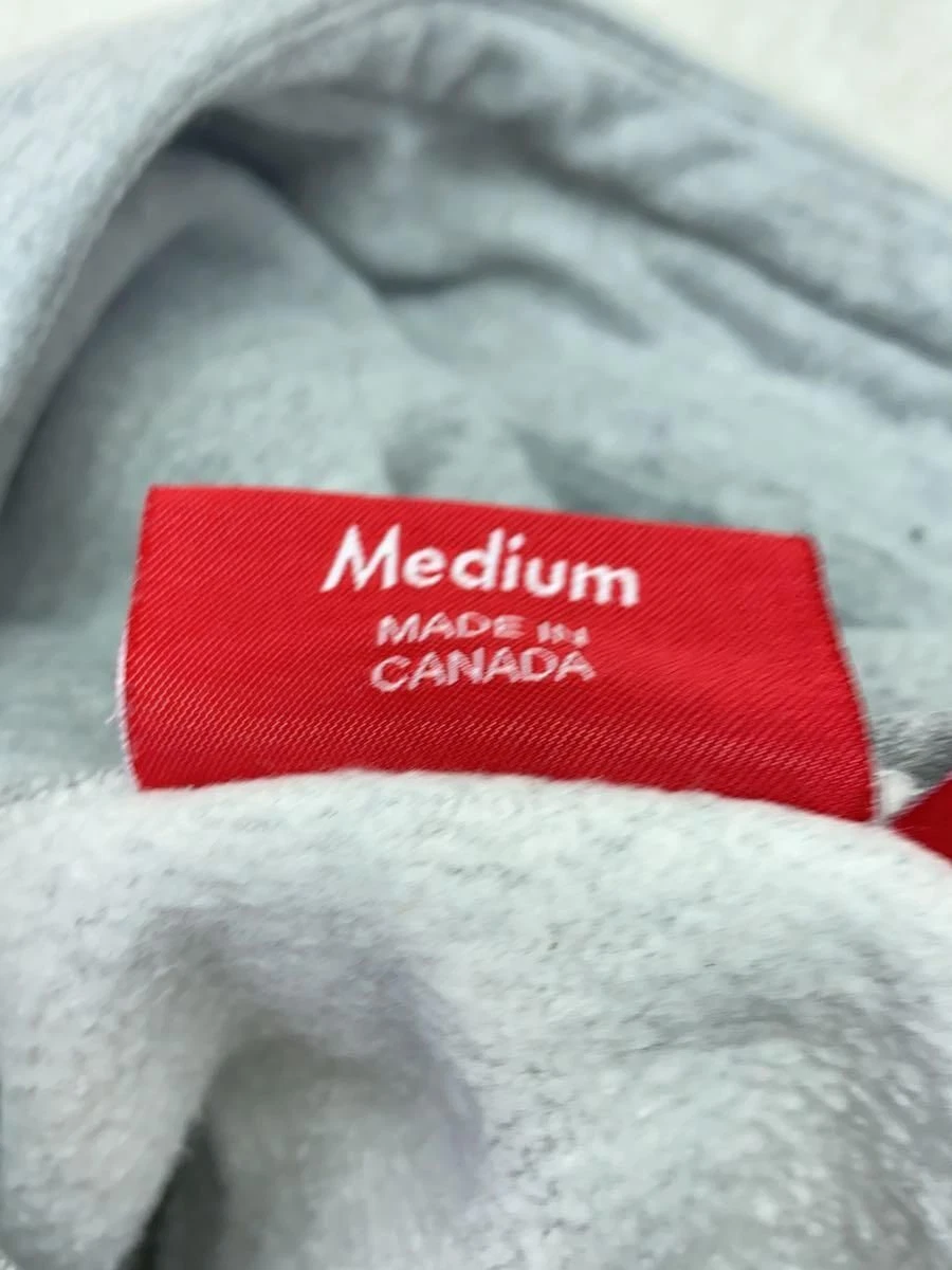 Felpa Supreme con cappuccio M cotone grigio 10 anni Clash Bridge Joe Strummer usata