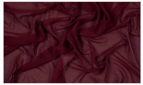 Chiffon Fabric by Yard 45" Wide Sewing Dress Scarf Craft DIY Wedding Party Décor - Picture 17 of 77