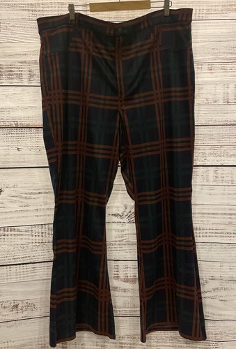 American Eagle Plaid Flair Pants Multi 