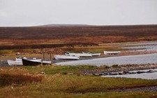 Photo 6x4 Trout fishing fleet Costa Orkney Trout Fishing Association boat c2009